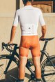 MONTON Cyklistické kalhoty krátké s laclem - SKULL - hnědá