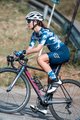 MONTON Cyklistické kalhoty krátké s laclem - SKULL LADY - modrá
