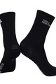 MONTON Cyklistické ponožky klasické - SKULL LADY - černá