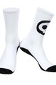 MONTON Cyklistické ponožky klasické - SKULL LADY - bílá/černá