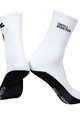 MONTON Cyklistické ponožky klasické - SKULL LADY - bílá/černá
