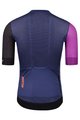 MONTON Cyklistický dres s krátkým rukávem - TRAVELER EVO - modrá/fialová/černá
