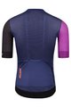 MONTON Cyklistický dres s krátkým rukávem - TRAVELER EVO - modrá/fialová/černá
