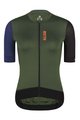 MONTON Cyklistický dres s krátkým rukávem - TRAVELER EVO LADY - černá/modrá/zelená