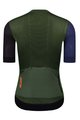 MONTON Cyklistický dres s krátkým rukávem - TRAVELER EVO LADY - černá/modrá/zelená