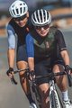 MONTON Cyklistický dres s krátkým rukávem - TRAVELER EVO LADY - černá/modrá/zelená