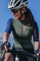 MONTON Cyklistický dres s krátkým rukávem - TRAVELER EVO LADY - černá/modrá/zelená