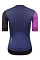MONTON Cyklistický dres s krátkým rukávem - TRAVELER EVO LADY - černá/modrá/fialová