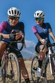 MONTON Cyklistický dres s krátkým rukávem - TRAVELER EVO LADY - černá/modrá/fialová