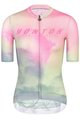 MONTON Cyklistický dres s krátkým rukávem - MORNINGGLOW LADY - světle zelená/růžová/fialová