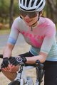 MONTON Cyklistický dres s krátkým rukávem - MORNINGGLOW LADY - světle zelená/růžová/fialová