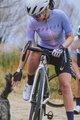 MONTON Cyklistický dres s krátkým rukávem - EVENINGGLOW LADY - fialová/světle zelená/růžová