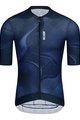 MONTON Cyklistický dres s krátkým rukávem - POLESTAR - modrá