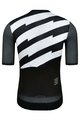MONTON Cyklistický dres s krátkým rukávem - SKULL III - bílá/černá