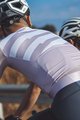 MONTON Cyklistický dres s krátkým rukávem - SKULL III - růžová/bílá
