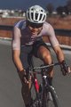 MONTON Cyklistický dres s krátkým rukávem - SKULL III - růžová/bílá