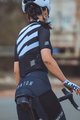 MONTON Cyklistický dres s krátkým rukávem - SKULL III LADY - bílá/černá