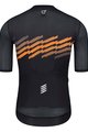 MONTON Cyklistický dres s krátkým rukávem - SKULL THUNDER - šedá/oranžová