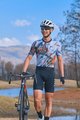 MONTON Cyklistický dres s krátkým rukávem - SKULL PALETTE - oranžová/černá/modrá/šedá/bílá
