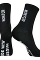 MONTON Cyklistické ponožky klasické - TRAVELER EVO - černá