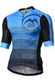 MONTON Cyklistický dres s krátkým rukávem - GRADIANT FUN - modrá