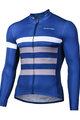 MONTON Cyklistický dres s dlouhým rukávem letní - SAIL SUMMER - modrá