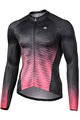 MONTON Cyklistický dres s dlouhým rukávem letní - SPIRIT SUMMER - růžová
