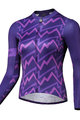 MONTON Cyklistický dres s dlouhým rukávem letní - SONIC LADY SUMMER - fialová
