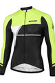 MONTON Cyklistický dres s dlouhým rukávem zimní - SIMPO WINTER - zelená/černá