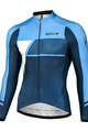 MONTON Cyklistický dres s dlouhým rukávem zimní - SIMPO WINTER - modrá