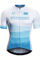 MONTON Cyklistický dres s krátkým rukávem - VICTORY - modrá/bílá