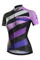 MONTON Cyklistický dres s krátkým rukávem - DIMENSIONS LADY - fialová/černá