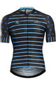 MONTON Cyklistický dres s krátkým rukávem - CAREFREE - černá/modrá