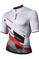 MONTON Cyklistický dres s krátkým rukávem - FOCUS - bílá