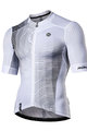 MONTON Cyklistický dres s krátkým rukávem - FLEETING - černá/bílá