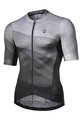 Monton Cyklistický dres s krátkým rukávem - ZAWA - šedá/černá