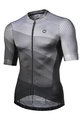 MONTON Cyklistický dres s krátkým rukávem - ZAWA - šedá/černá