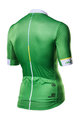 MONTON Cyklistický dres s krátkým rukávem - COLORE PRIOGGIA - zelená