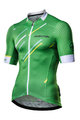 MONTON Cyklistický dres s krátkým rukávem - COLORE PRIOGGIA - zelená