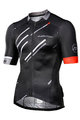 MONTON Cyklistický dres s krátkým rukávem - COLORE PIOGGIA - černá
