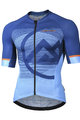 Monton Cyklistický dres s krátkým rukávem - MIRAGGIO - modrá