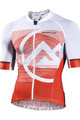 MONTON Cyklistický dres s krátkým rukávem - MIRAGGIO - bílá/červená