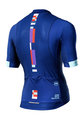 MONTON Cyklistický dres s krátkým rukávem - MONDRIAN - modrá