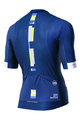 MONTON Cyklistický dres s krátkým rukávem - MONDRIAN - modrá/bílá