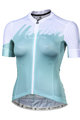 MONTON Cyklistický dres s krátkým rukávem - BOUDARY LADY - bílá/zelená