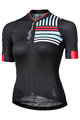 MONTON Cyklistický dres s krátkým rukávem - LANSON LADY - černá