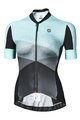 MONTON Cyklistický dres s krátkým rukávem - MAGIC LAND LADY - černá/zelená