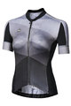 MONTON Cyklistický dres s krátkým rukávem - MAGIC LAND LADY - šedá/černá