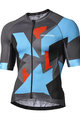 Monton Cyklistický dres s krátkým rukávem - CINDER - šedá/modrá/červená