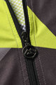 MONTON Cyklistický dres s krátkým rukávem - CINDER - žlutá/šedá